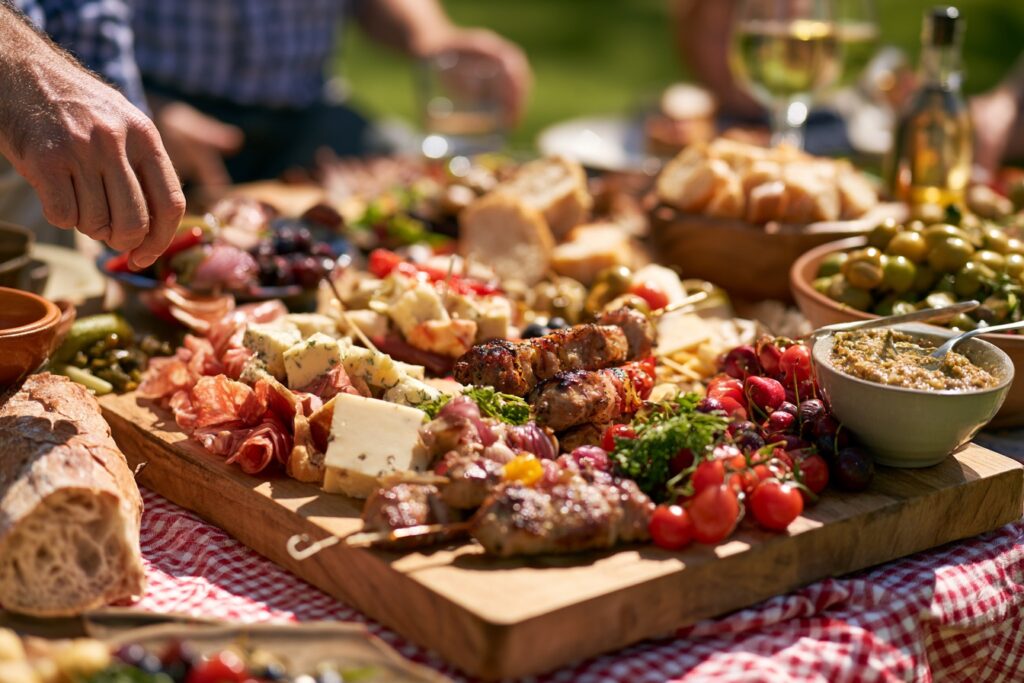 Grillen mit Freunden
